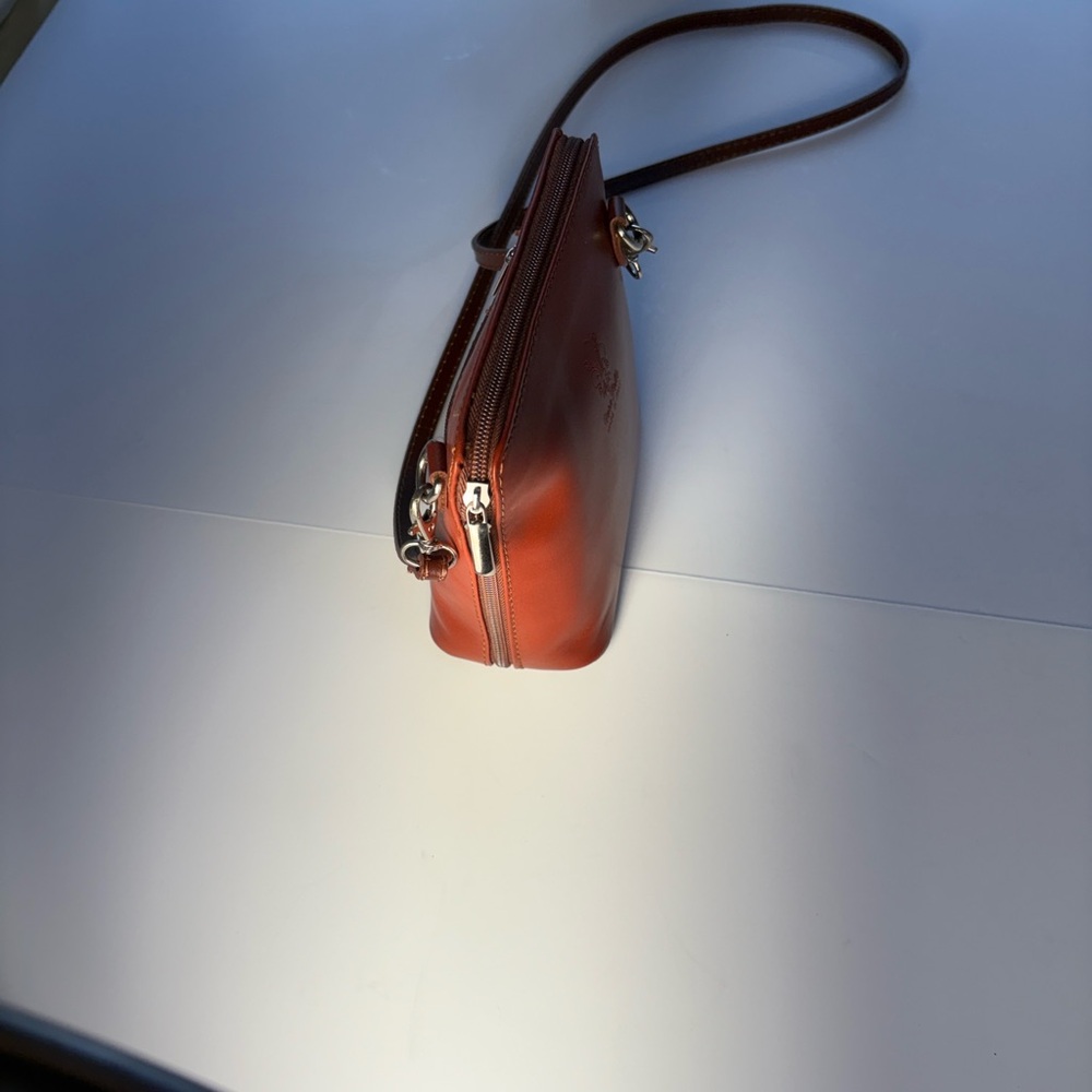 Vera Pelle LH Moda NWOT made in Italy Leather Crossbody Bag - Picture 3 of 8